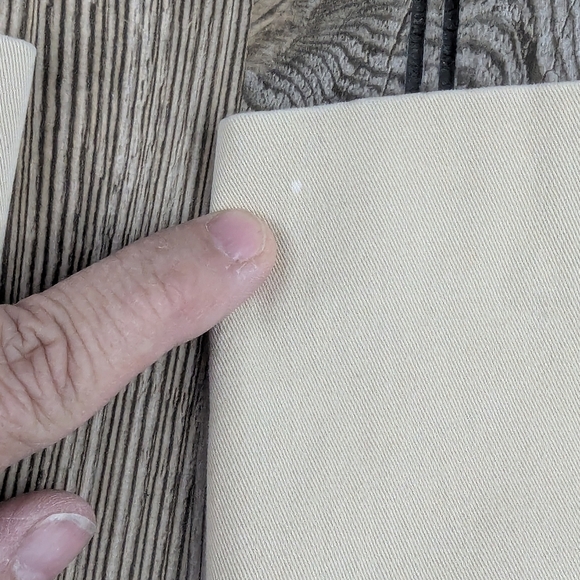 Lauren Ralph Lauren Chino Khaki Pants Size 4 With 2 Tiny Bleach Spots On Leg - Picture 9 of 14